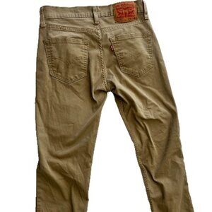 Levi's 511 Vintage Men's Straight Slim Fit All Seasons Tech Khaki Pants 29X30